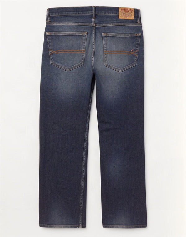 Męskie dżinsy Tommy Hilfiger Ryder Regular Straight W33 L30 Granatowa bawełna