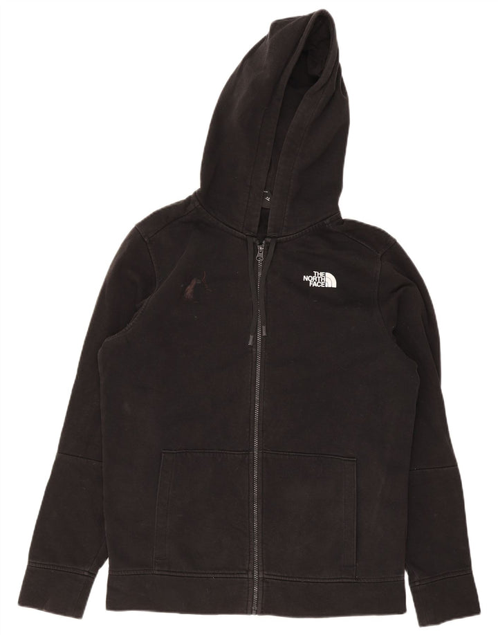 Męski sweter z kapturem i zamkiem The North Face, średni czarny, bawełniany