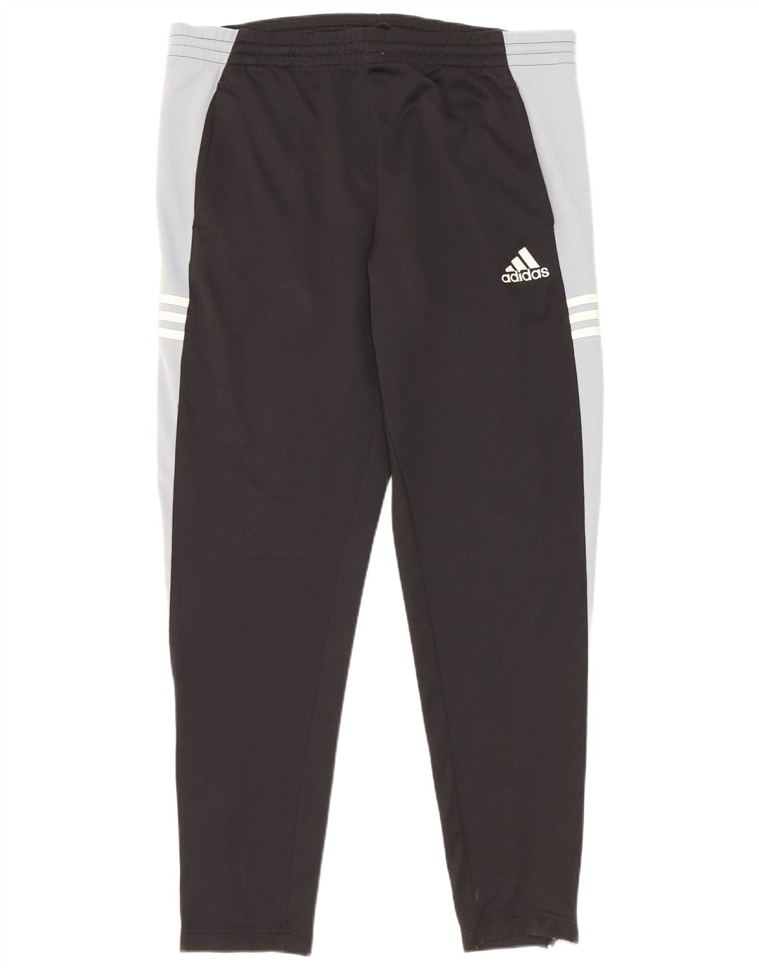 Męskie spodnie dresowe Adidas UK 40/42 Średni czarny poliester z blokami kolorów