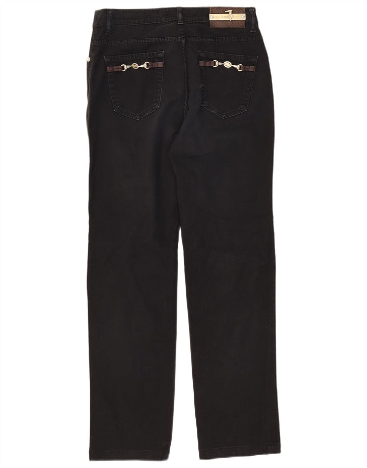 Damskie proste dżinsy Trussardi W27 L28 czarne