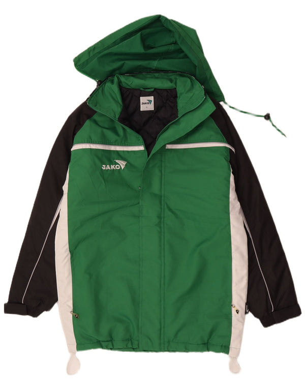 Jako męska kurtka wiatrówka z kapturem i luźnym krojem UK 36 Small Green Colourblock