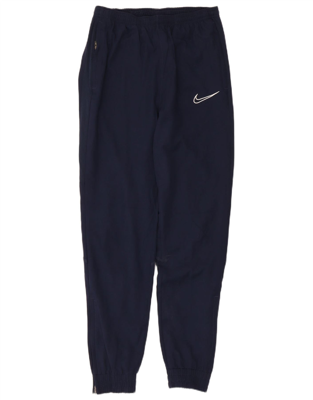 Męskie spodnie dresowe Nike Dri Fit, małe, granatowe, poliestrowe