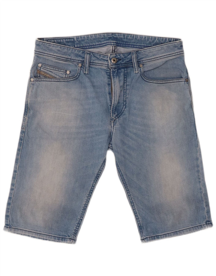 Damskie spodenki jeansowe DIESEL W29 Średni niebieski, bawełniany