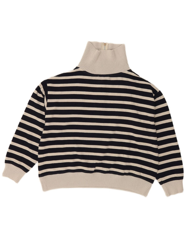 Marks & Spencer Damski sweter z zamkiem błyskawicznym UK 16, duży, granatowy