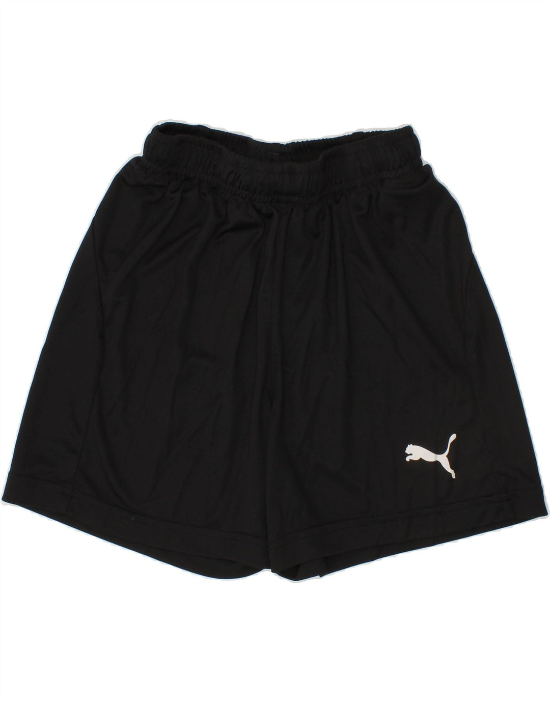 PUMA Boys Sport Shorts 9-10 Years Black Polyester Vintage Puma and Second-Hand Puma from Messina Hembry 