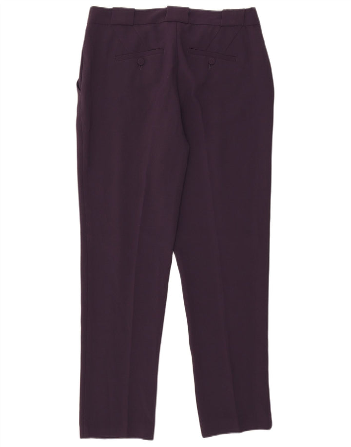 Spodnie damskie Benetton Slim Chino IT 42 Medium W30 L28 Fioletowy poliester