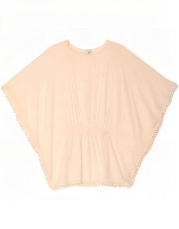 John Lewis Womens Oversized Poncho Top UK 16 Large White Cotton