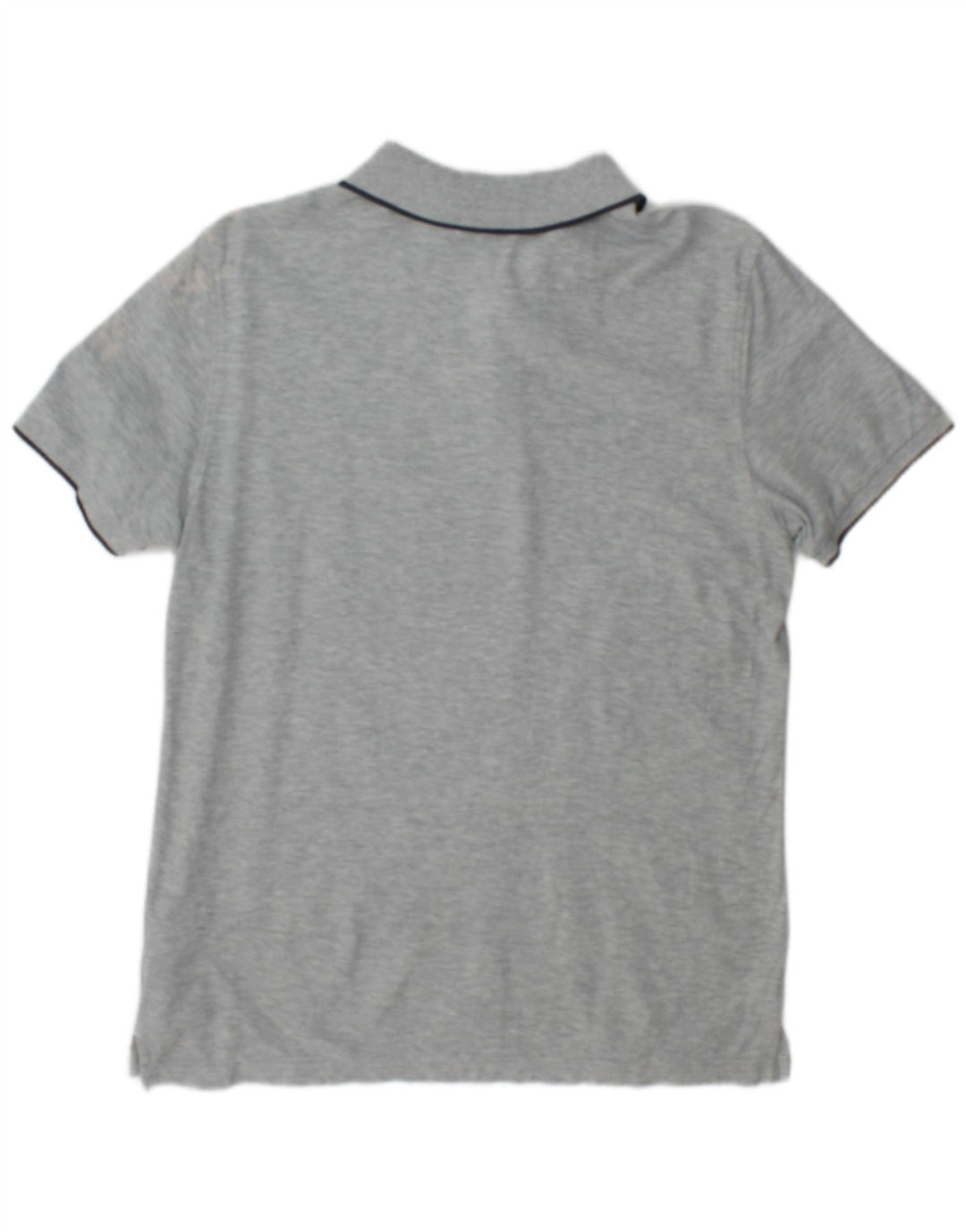 Męska koszulka polo Calvin Klein, mała, szara, bawełniana w plamki