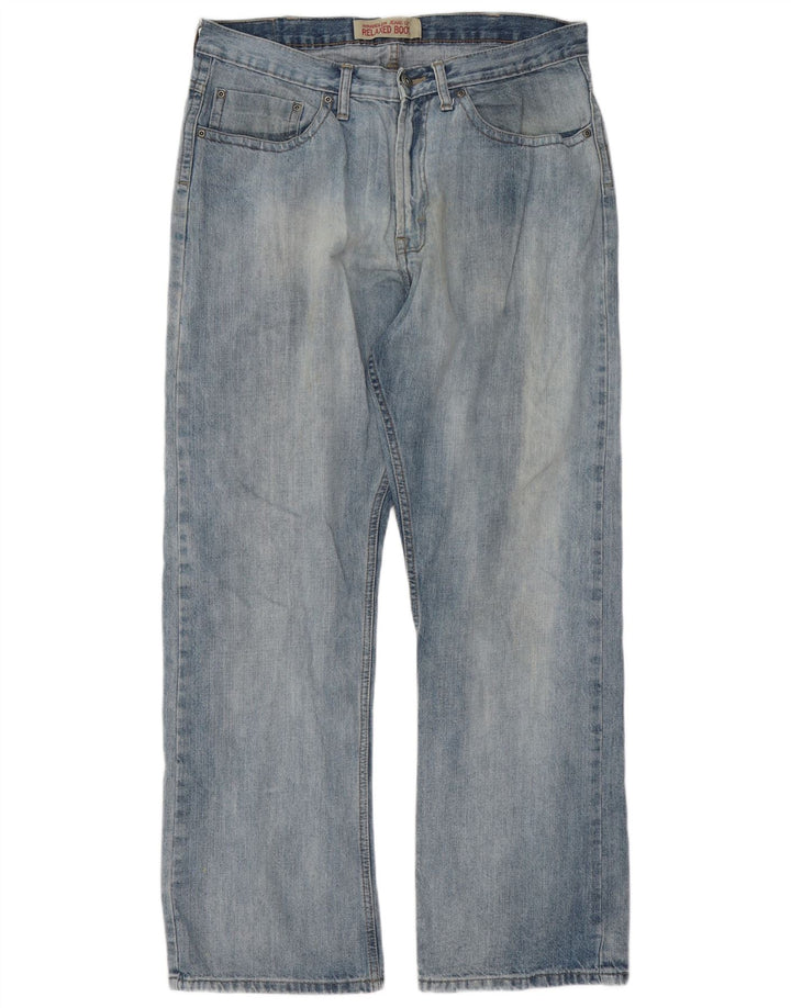 Męskie jeansy Bootcut Wrangler W34 L32 w kolorze niebieskim
