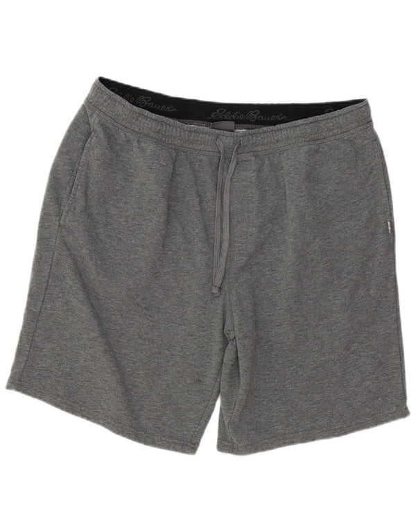 Męskie spodenki sportowe Eddie Bauer XL, szare, bawełniane w plamki