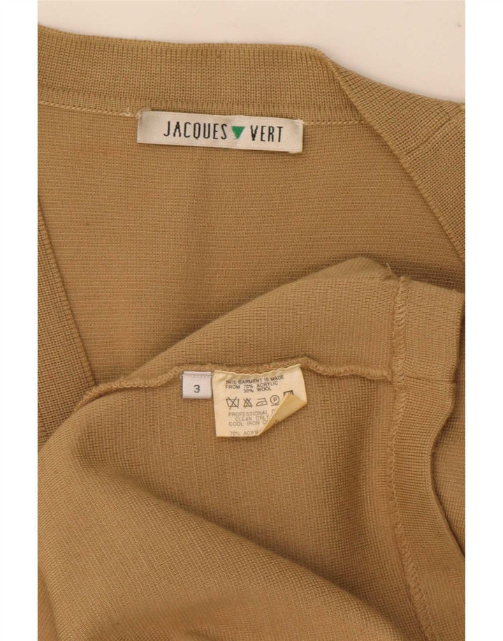 Damski sweter rozpinany Jaques Vert Longline UK 16, duży beż