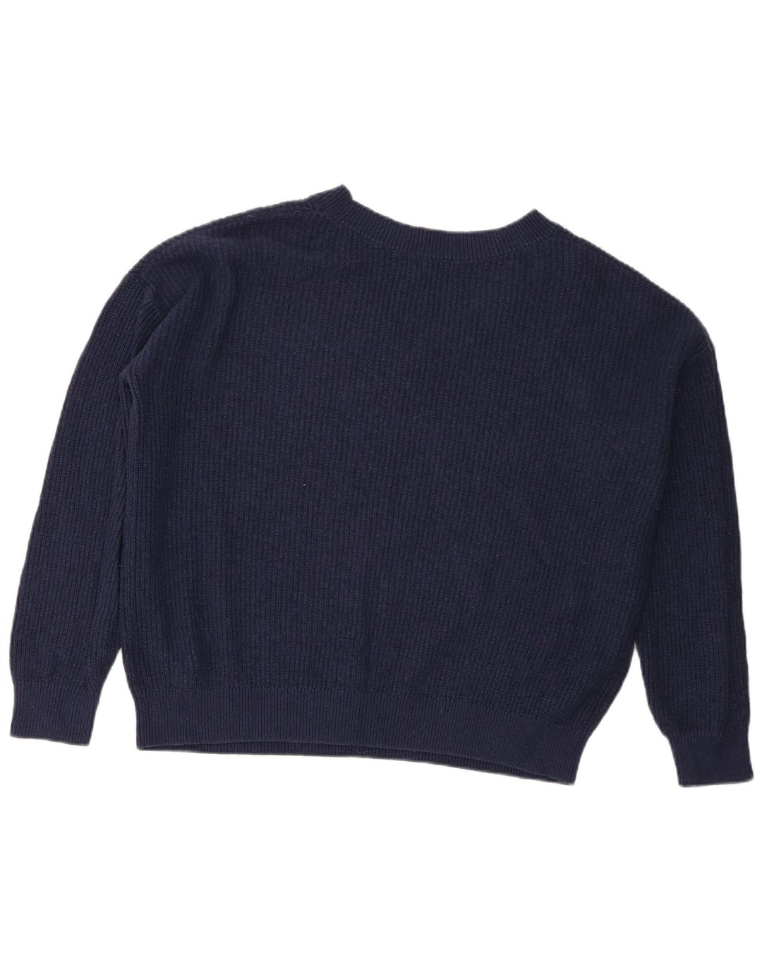 Marks & Spencer Damski sweter z dekoltem w kształcie litery V, UK 14, średni granatowy