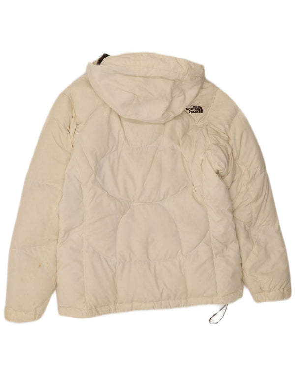 Damska wyściełana kurtka z kapturem The North Face UK 14, średni biały nylon