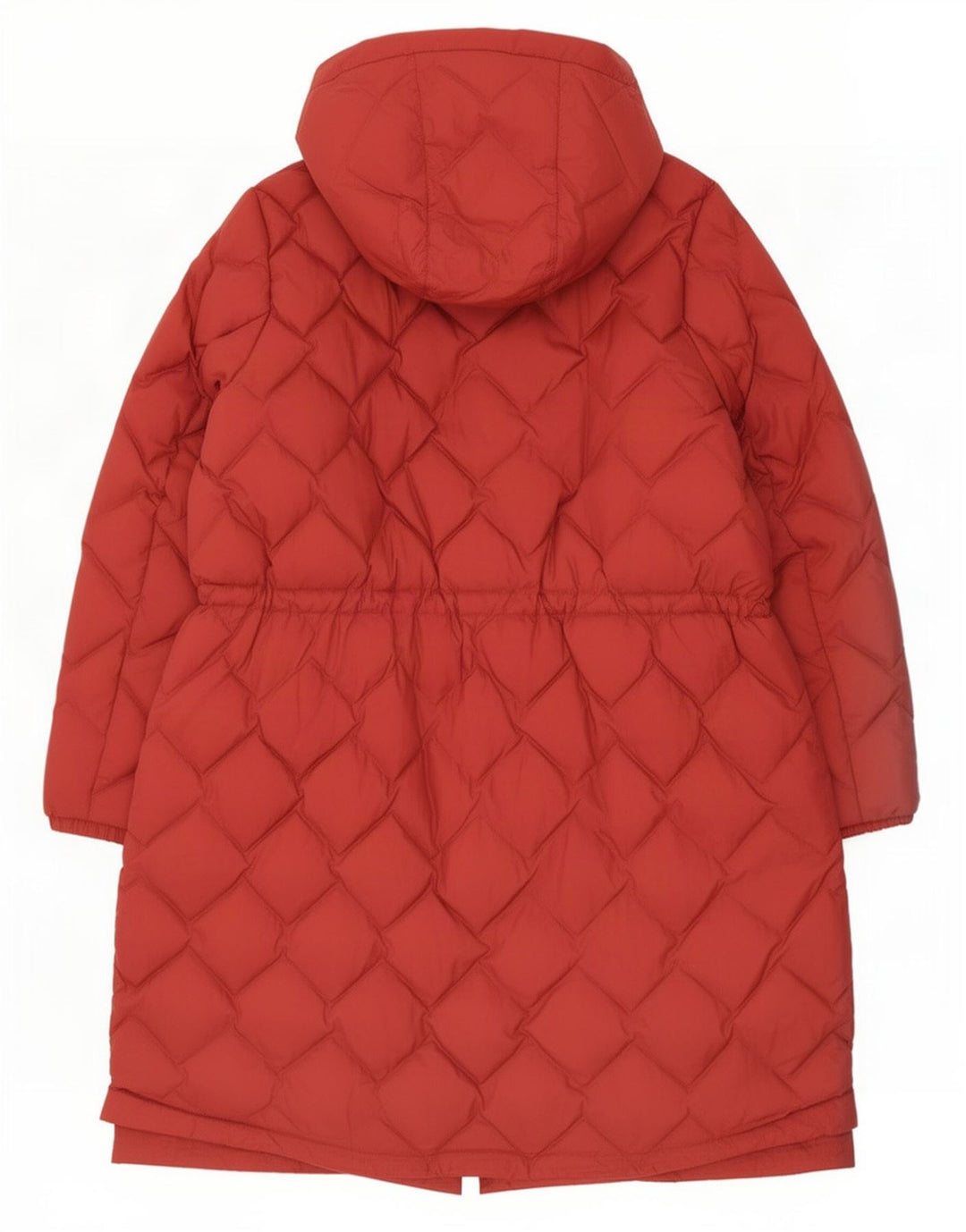 Marks & Spencer Damski ocieplany płaszcz z kapturem UK 22 3XL Czerwony poliamid