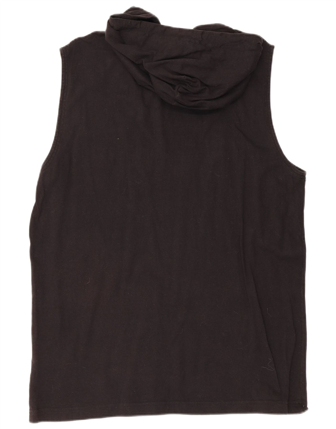 Męska kamizelka z kapturem i grafiką Champion XL, czarna, bawełniana