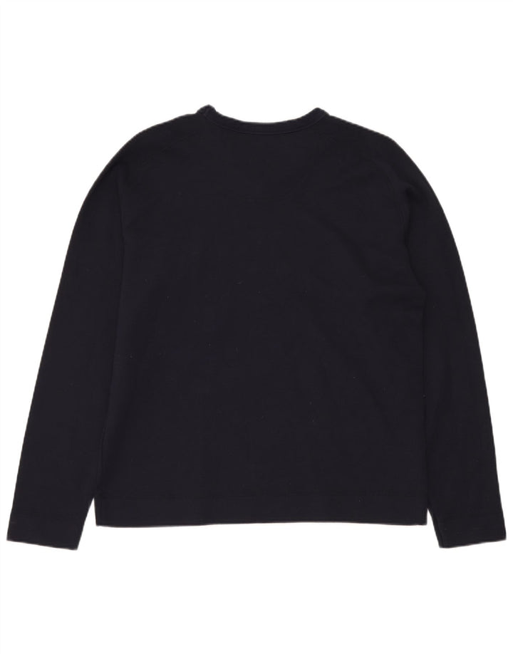 TED BAKER Męski sweter z dekoltem w kształcie litery V, rozmiar 5 XL, granatowy, bawełniany