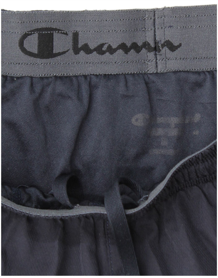 CHAMPION Mens Sport Shorts Medium  Navy Blue Polyester