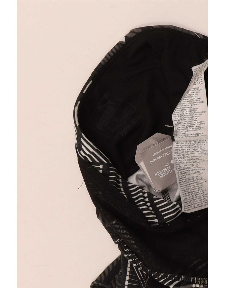 Damskie legginsy Puma Graphic UK 4 XS, czarny poliester