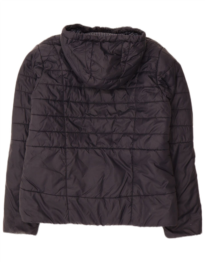 Damska wyściełana kurtka z kapturem Under Armour Cold Gear UK 16, duża, czarna nylonowa