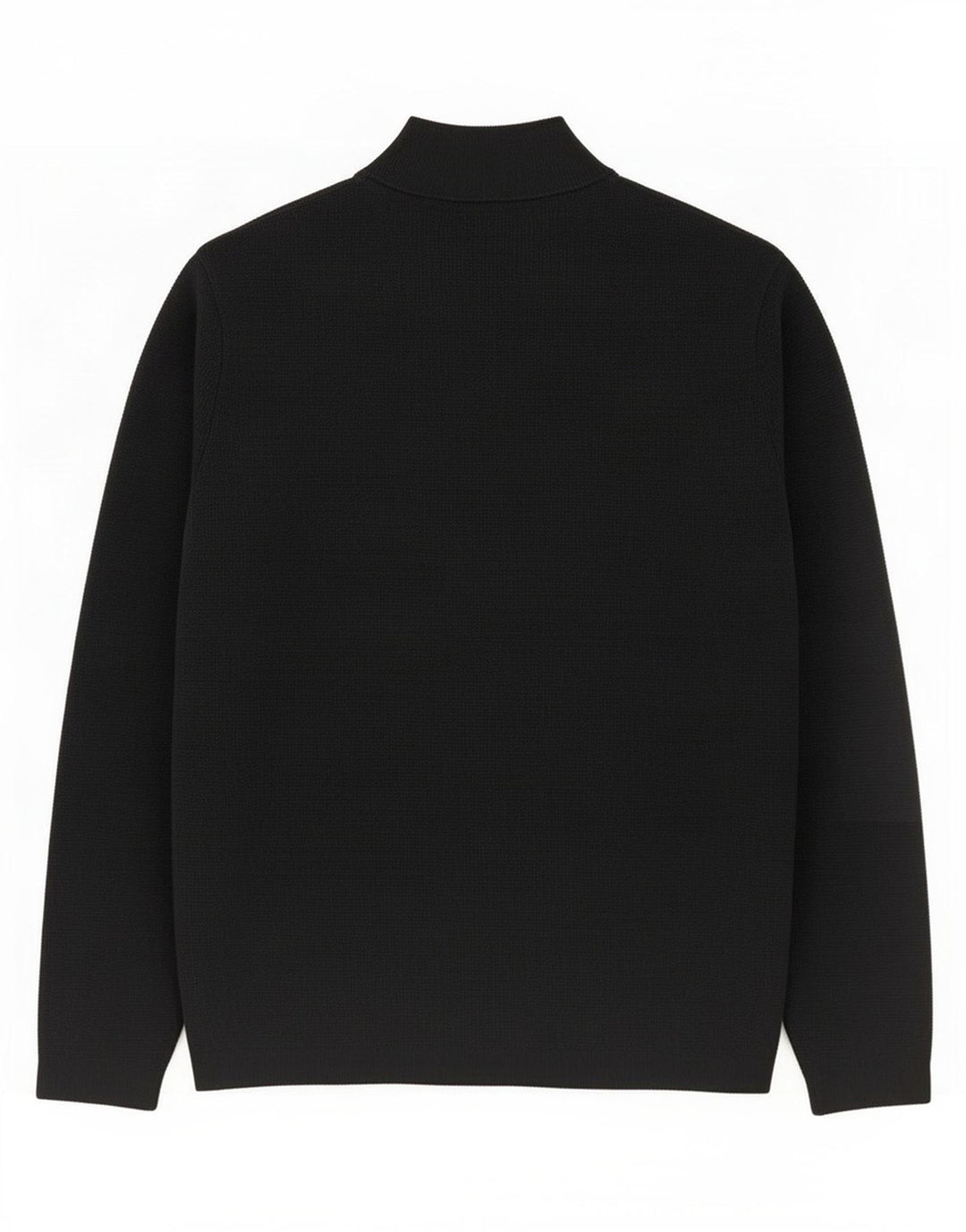 Męski sweter zapinany na zamek Massimo Dutti, duży, granatowy, bawełniany