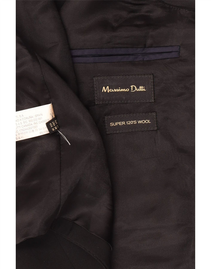 Kamizelka męska Massimo Dutti EU 48 Średnia czarna wełna