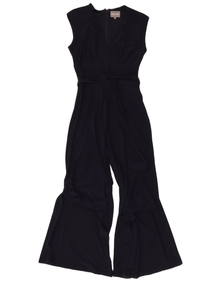 PHASE EIGHT Womens Sleeveless Jumpsuit UK 10 Small Navy Blue Polyester