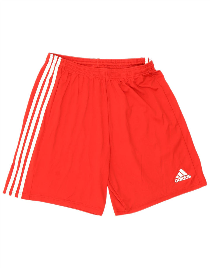 Męskie spodenki sportowe Adidas Aeroready, duże, czerwone, poliestrowe