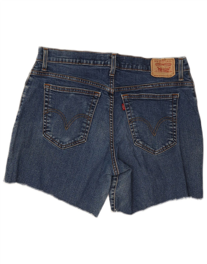 Damskie spodenki jeansowe LEVI'S 550 o swobodnym kroju US 14 XL W32, niebieska bawełna