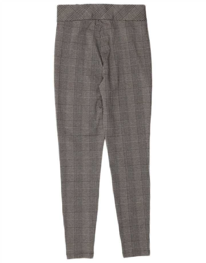 Legginsy damskie Marks & Spencer UK 10, małe, szare, poliester w pepitkę