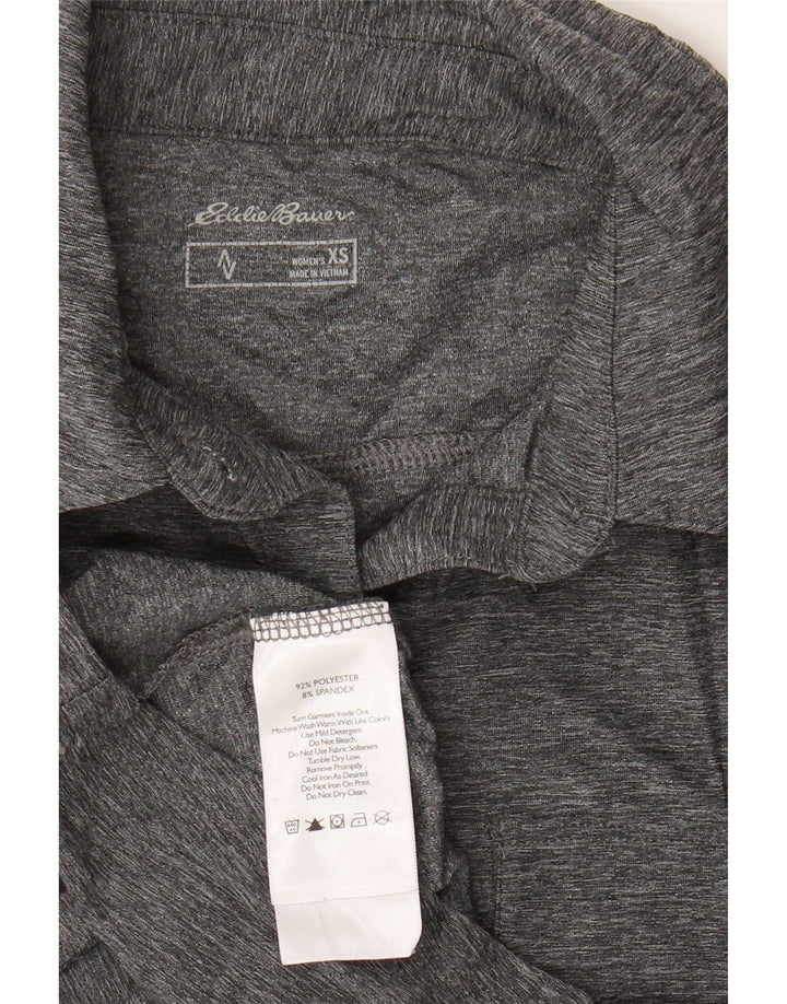 Koszula damska EDDIE BAUER UK 6 XS Szary, nakrapiany poliester