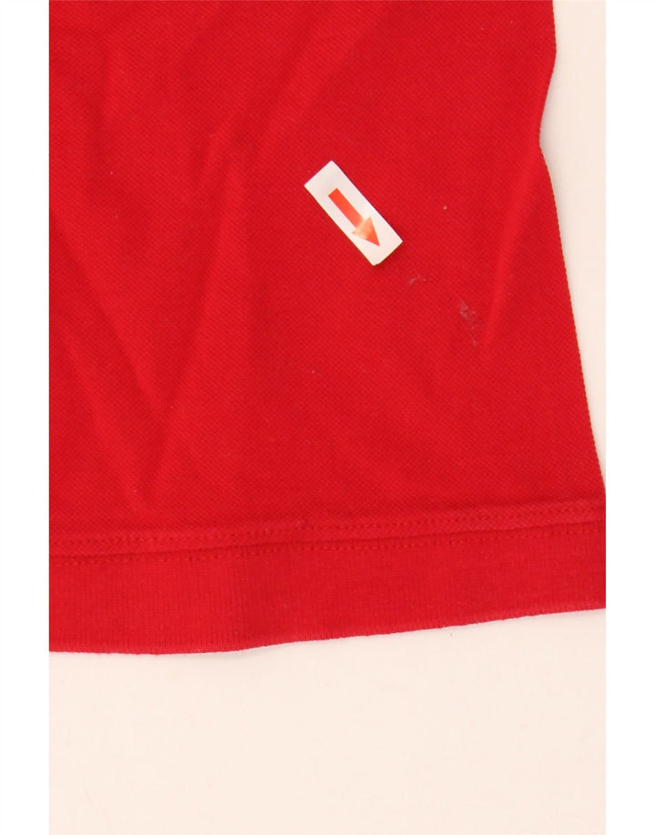 Męska koszulka polo Sergio Tacchini IT 56 2XL czerwona bawełniana