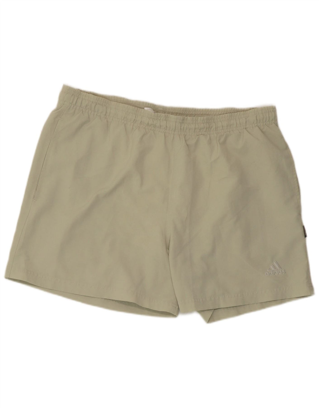 Męskie spodenki sportowe Adidas, duże, khaki, poliester