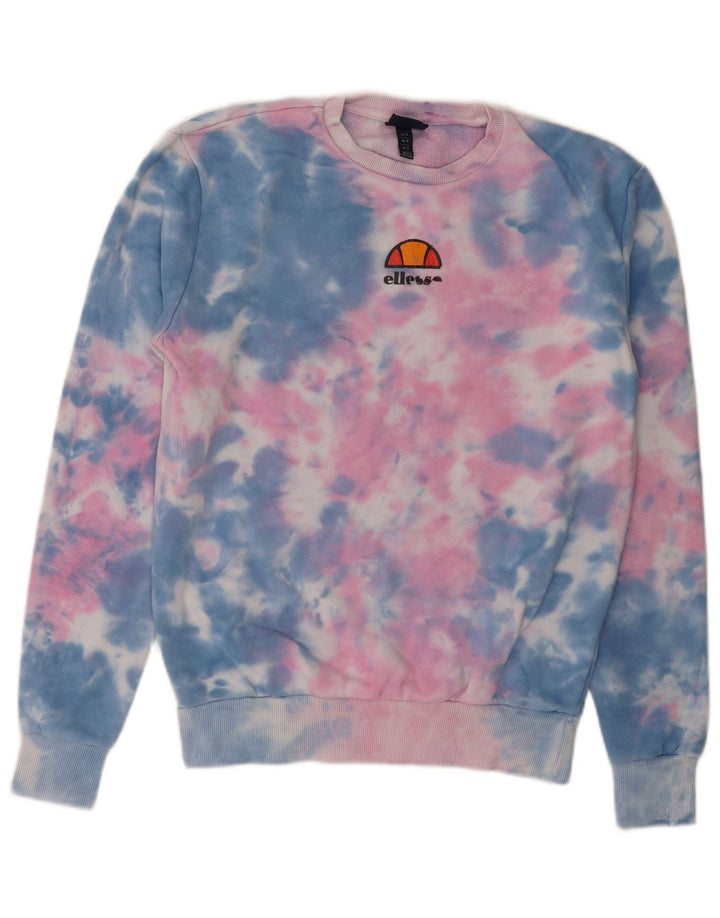 Bluza męska Ellesse, mała, wielobarwna, bawełniana typu Tie Dye