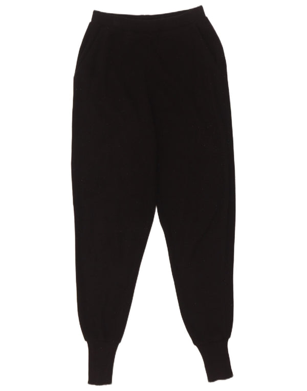 Damskie dzianinowe spodnie dresowe Zara Joggers UK 10 Small Black