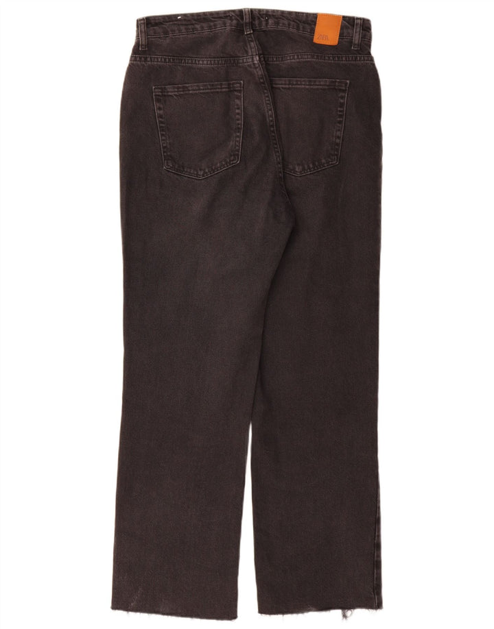 Damskie proste dżinsy Zara EU 40 Medium W30 L29 Szara bawełna