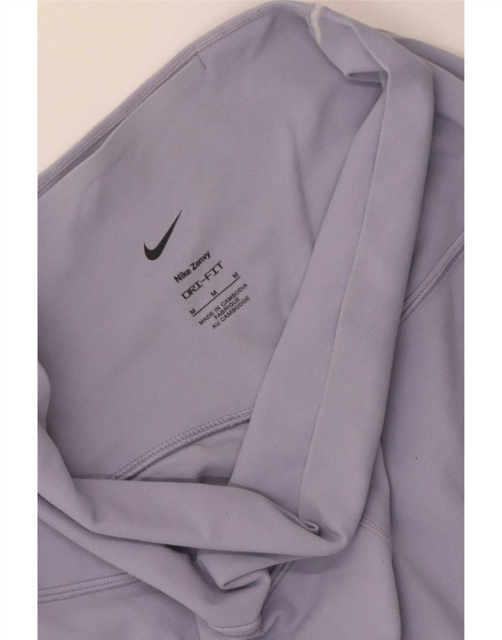 Damskie legginsy Nike Dri Fit UK 12, średni fiolet