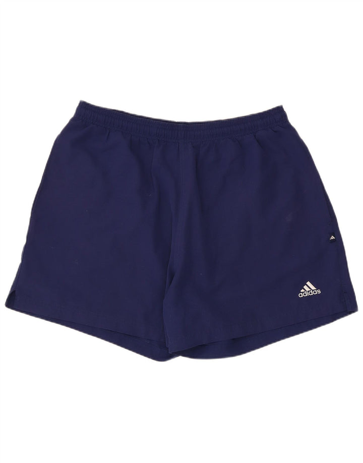 Męskie spodenki sportowe Adidas, duże, granatowe, z poliestru