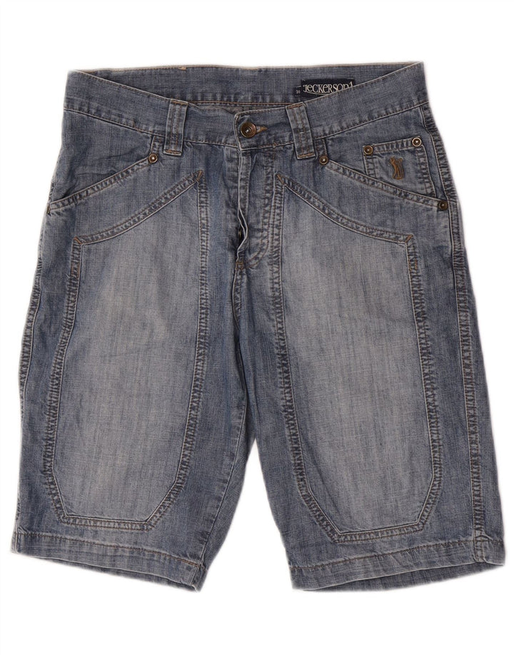 Męskie spodenki jeansowe Jeckerson W30 Średnioniebieskie bawełniane