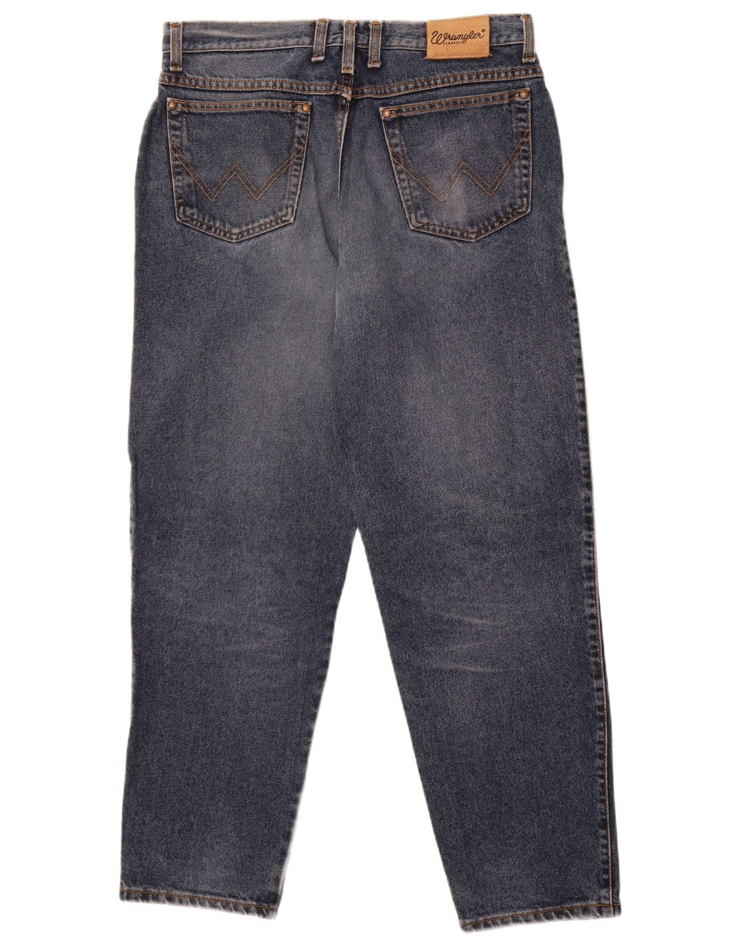 WRANGLER Womens High Rise Tapered Jeans W32 L29 Blue