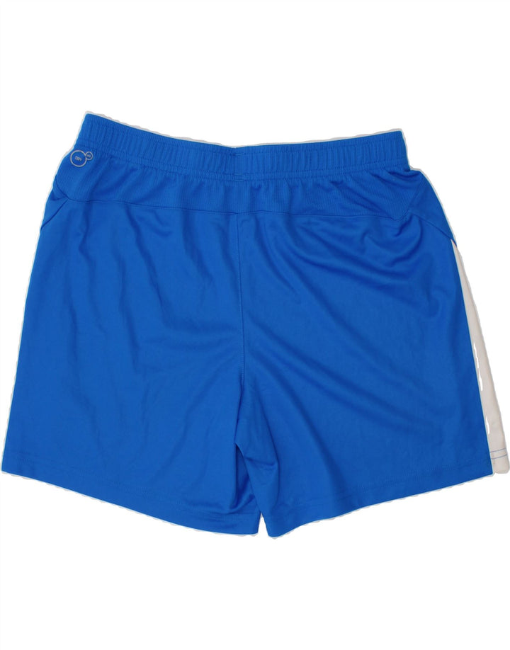PUMA Womens Sport Shorts UK 10 Small  Blue Colourblock Vintage Puma and Second-Hand Puma from Messina Hembry 