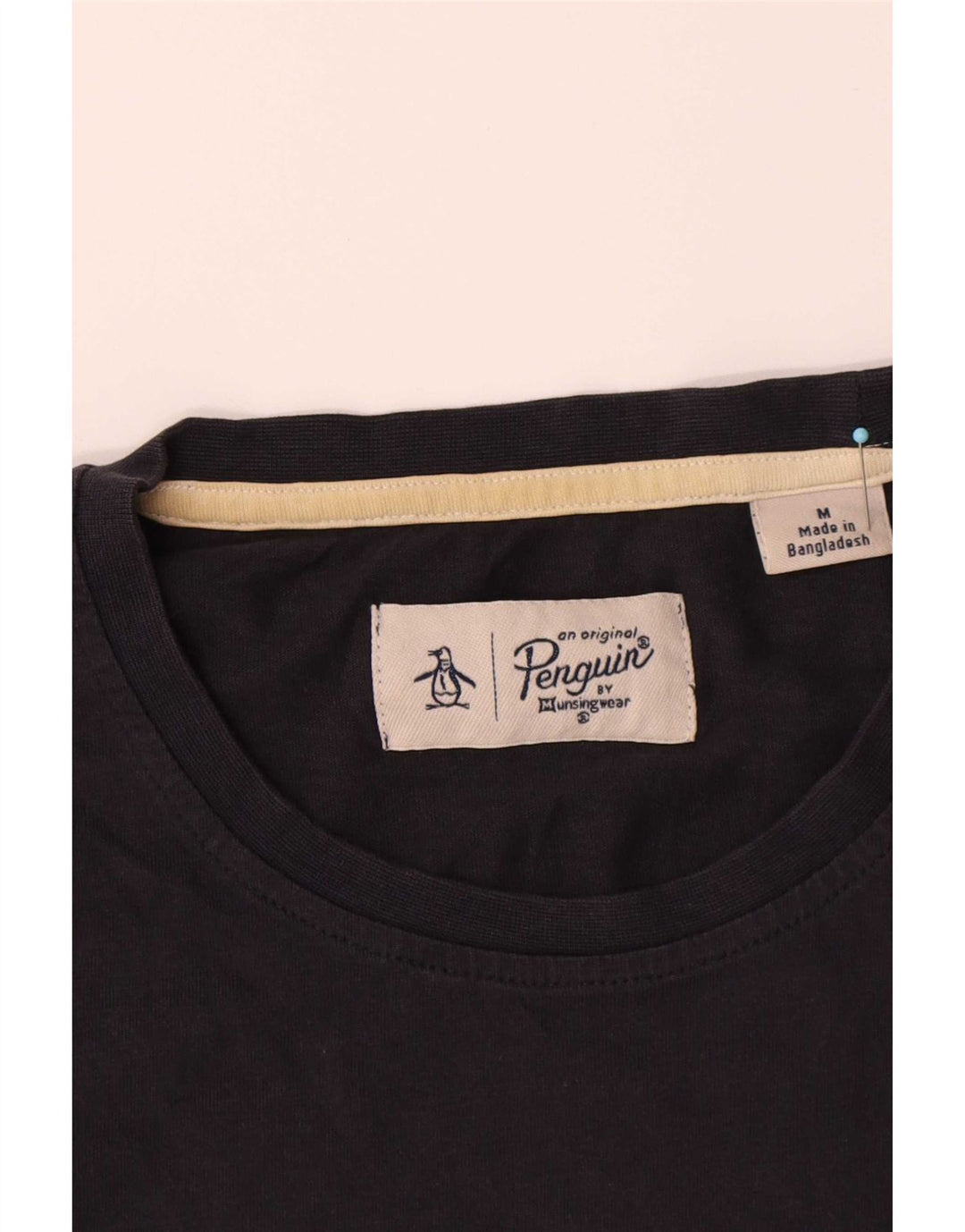 T-shirt męski Penguin Top, średni, granatowy, bawełniany