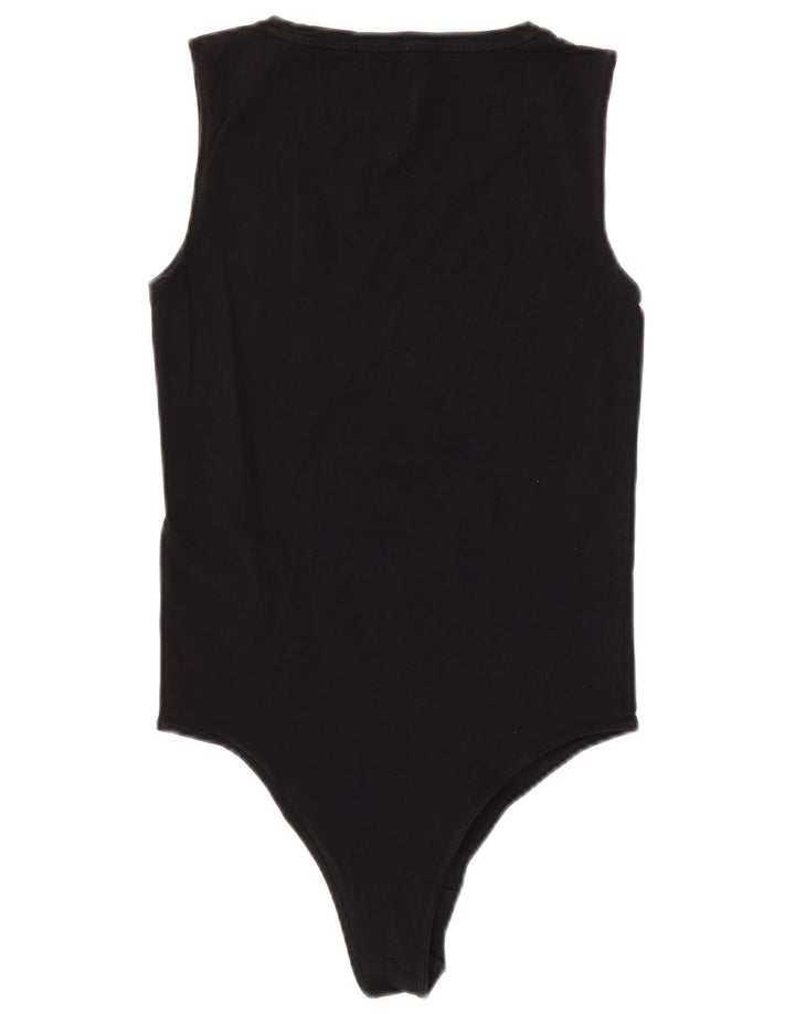 Damskie body bez rękawów Calvin Klein Jeans Graphic UK 12 Medium Black