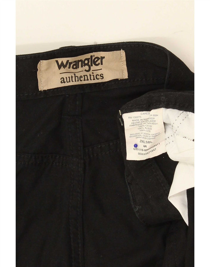Męskie spodenki cargo Wrangler W44 2XL, czarne, bawełniane