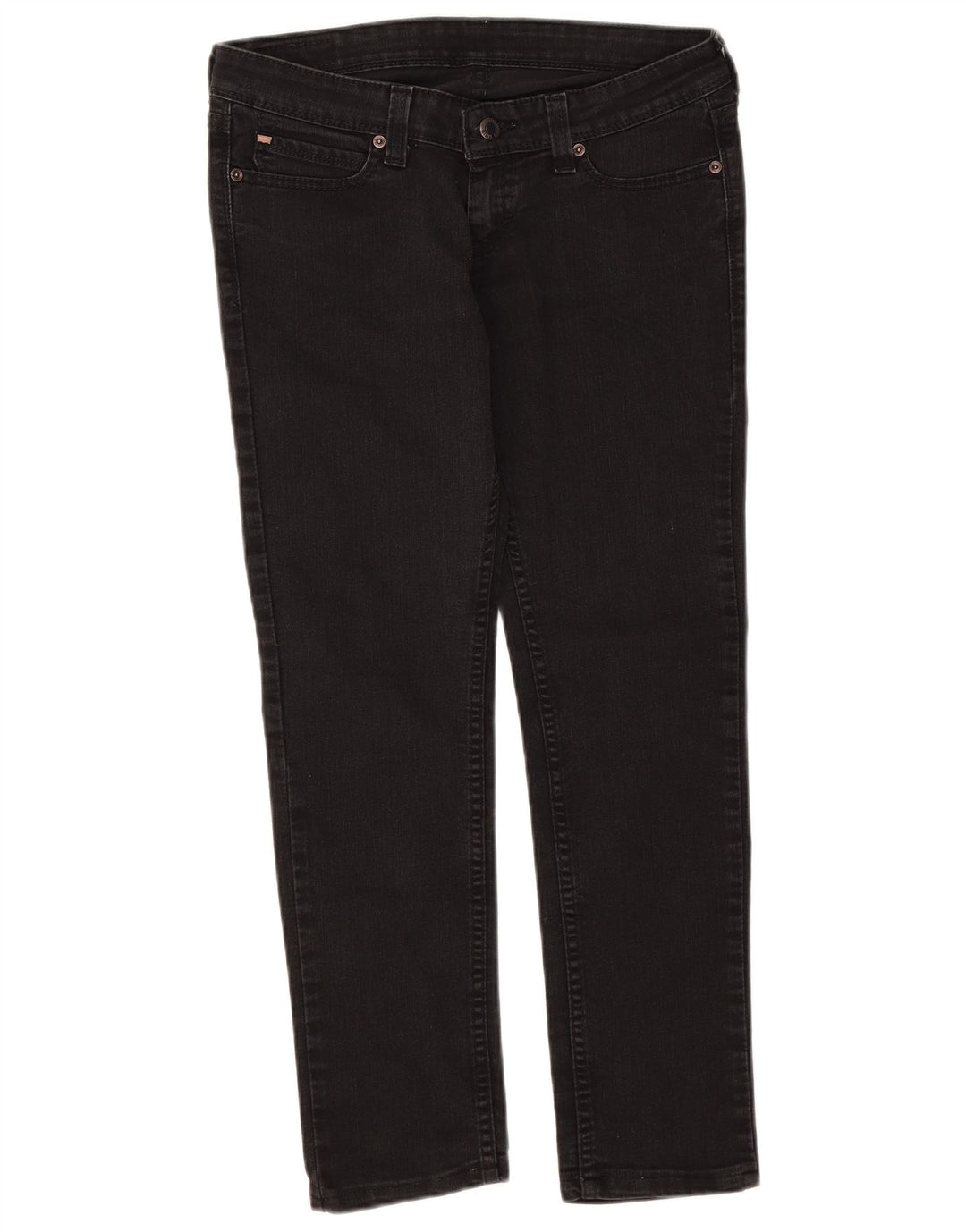 Damskie jeansy Levi's z niską talią W29 L32, czarna bawełna