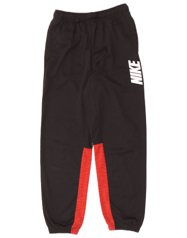 Chłopięce spodnie dresowe Nike, 13-14 lat, XL, czarne, bloki kolorów