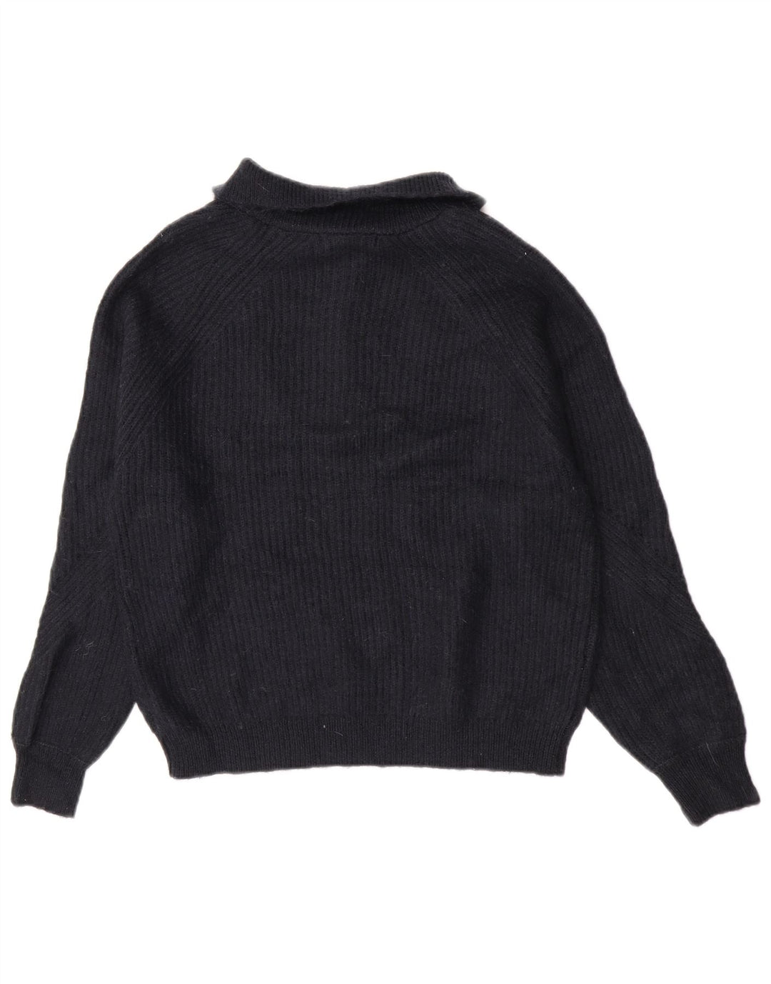 Marks & Spencer Damski sweter z zamkiem błyskawicznym UK 14, średni granatowy