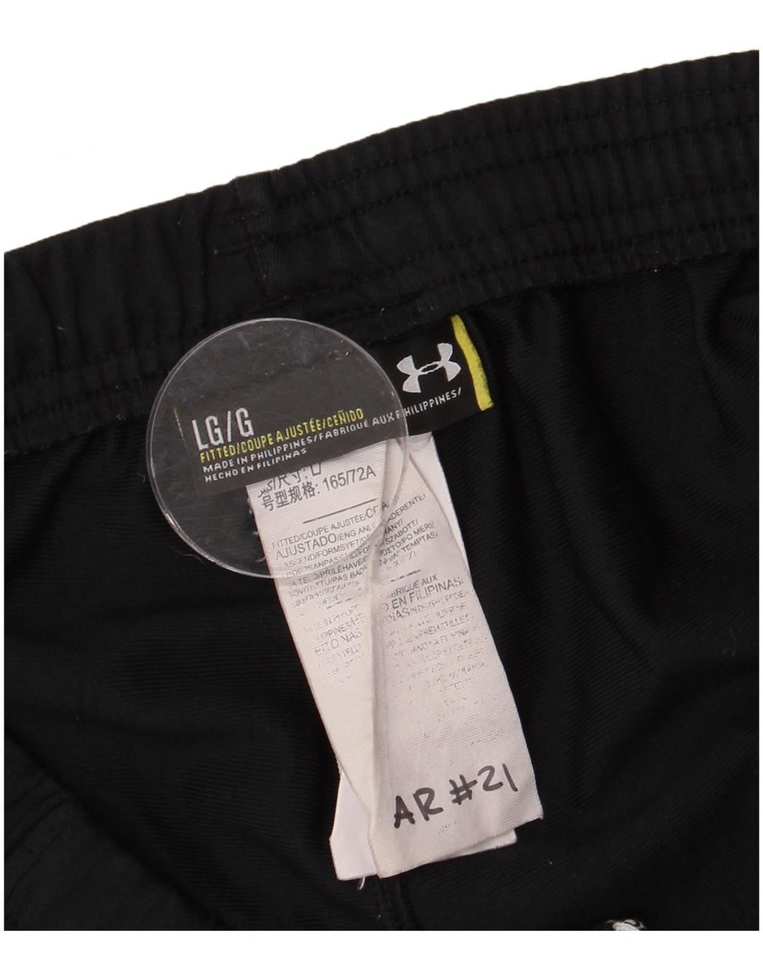 Męskie spodnie dresowe Under Armour, duże, czarne, poliestrowe