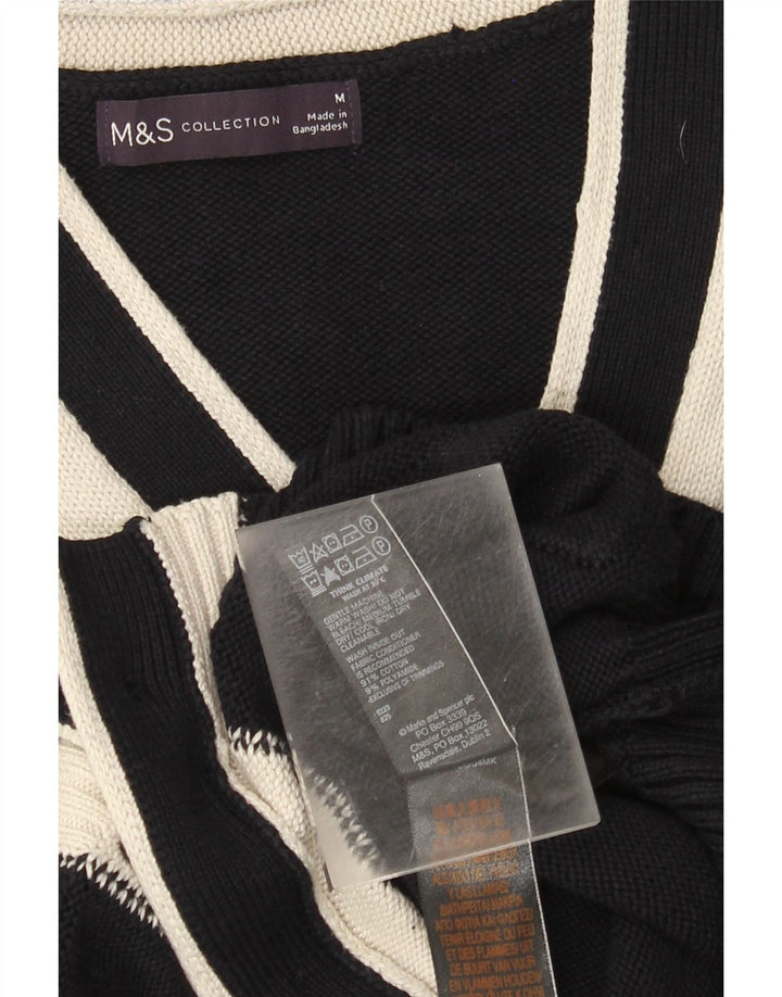 Sweter damski Marks & Spencer UK 14, średni granatowy, blok kolorów