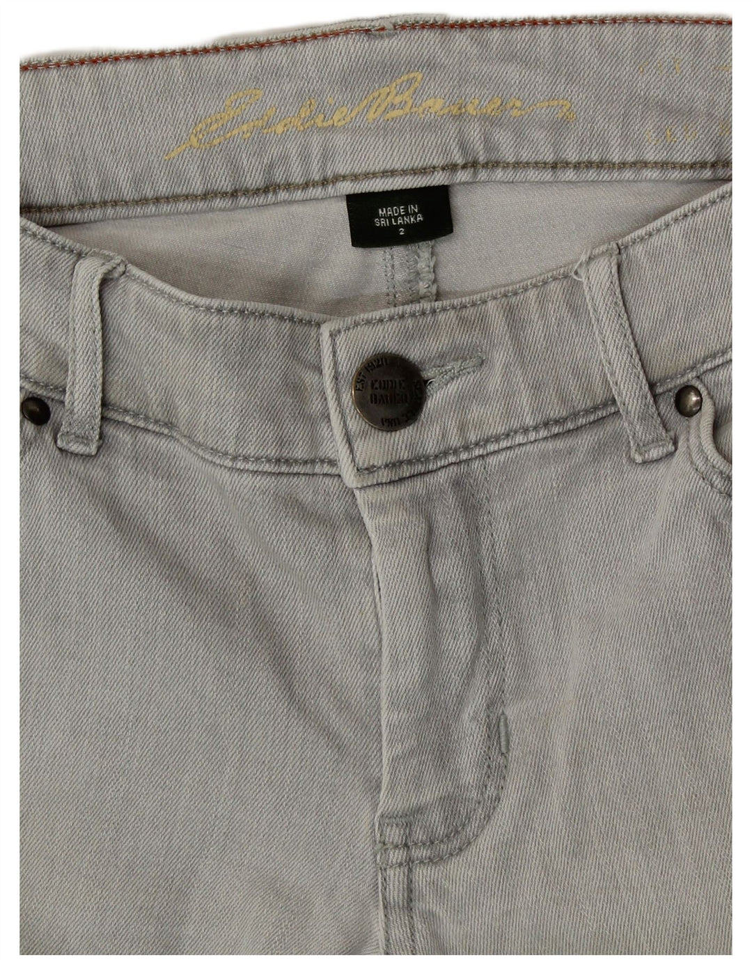 Damskie jeansy skinny Eddie Bauer US 2 XS W28 L31 szare