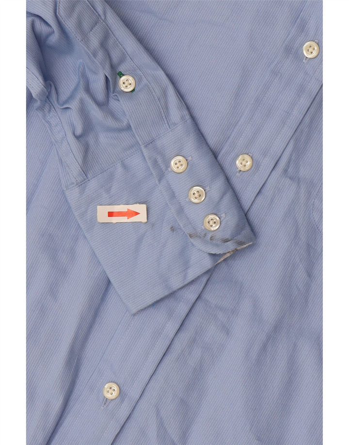 Damska koszula oversize TOMMY HILFIGER US 2 XS, niebieska, bawełniana w prążki